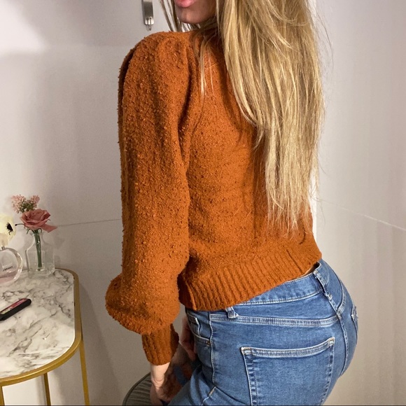 Free People Sweater | V Neck Pullover Sweater - Picture 6 of 9